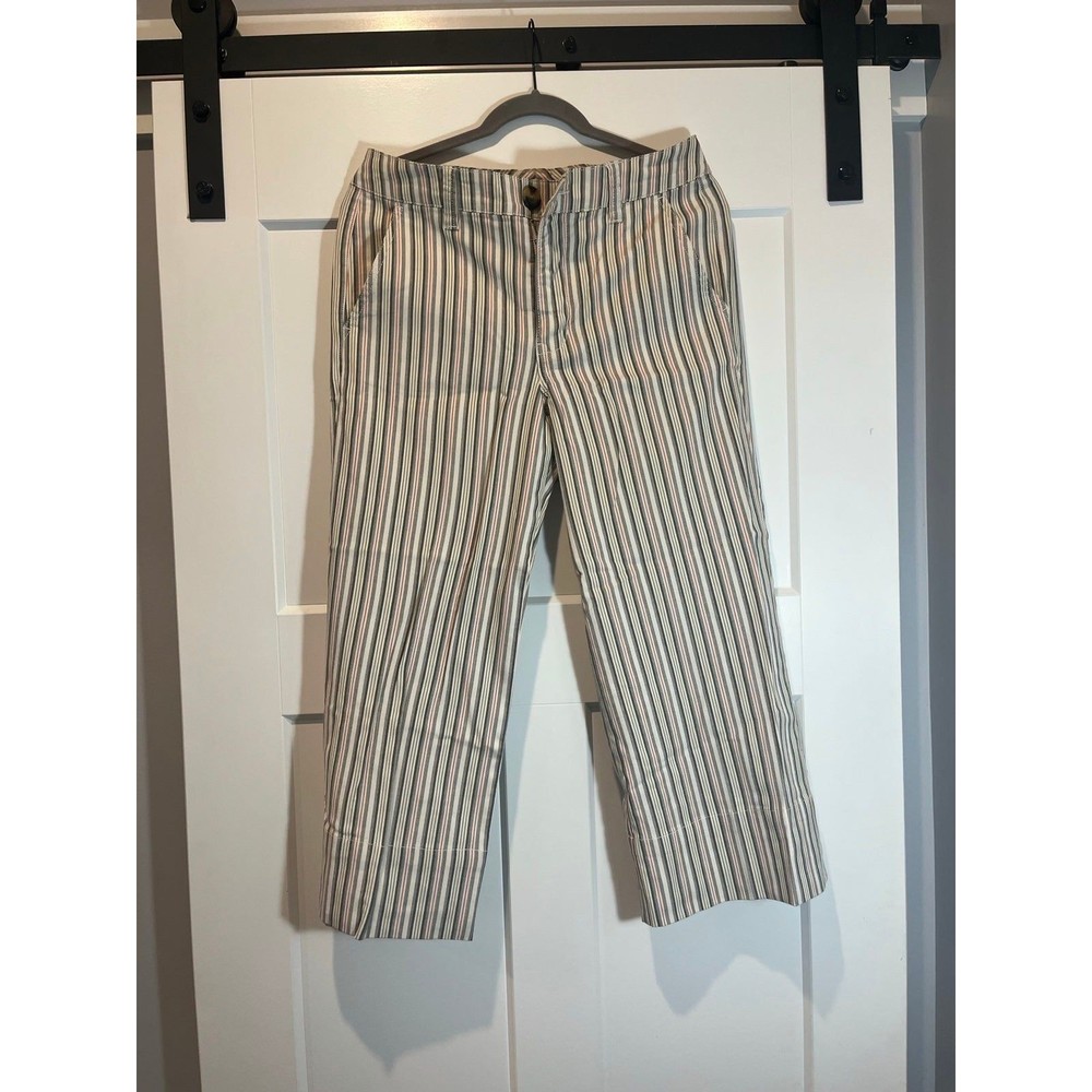 CAbi Style 5870 | CAbi Convertible Striped Trouser Pants | Size 8 | NWOT - Picture 2 of 4